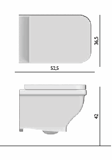Scarabeo Butterfly Toilets