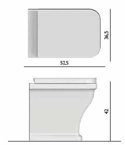 Scarabeo Butterfly Toilets