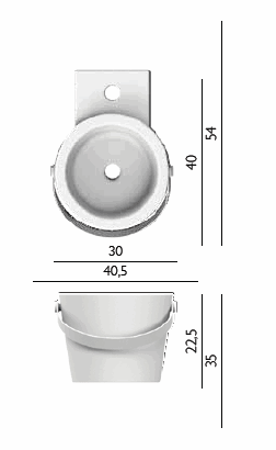 Scarabeo Bucket Bathroom Basins