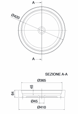 Scarabeo Bucket Bathroom Basins
