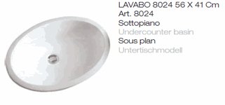 Scarabeo Gaia Undercounter Sinks