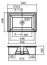 Scarabeo Tech Undercounter Sinks