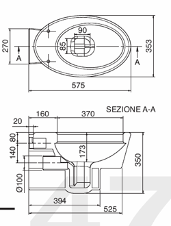 Scarabeo Wish Bathroom Toilets