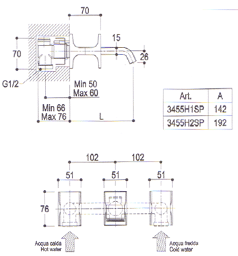 Ritmonio Typeface Bathroom Taps