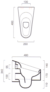 Catalano Big Boy Urinals