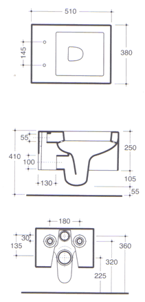 Simas Frozen Bathroom Toilets