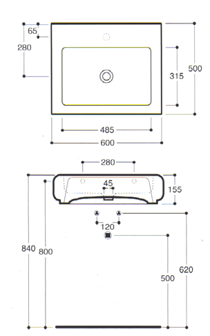Simas Oh Bathroom Basins