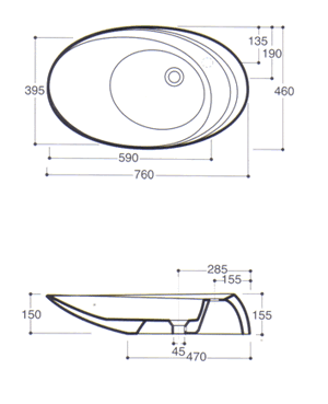Simas Bohemien Bathroom Basins