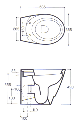 Simas Bohemien Bathroom Toilets