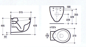 Ideal Standard Small+ Bathroom Toilets