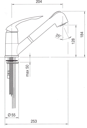 Zazzeri Strelitzia Kitchen Taps