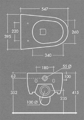 Scarabeo Tizi Bathroom Toilets