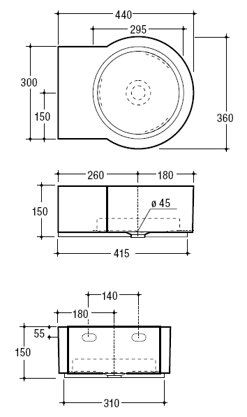 Vitruvit Turn Bathroom Sinks