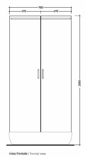 Flaminia Twin Space Shower Enclosure