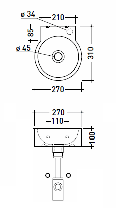 Flaminia Twin Set Bathroom Basins