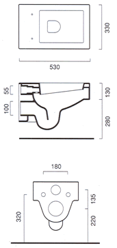 Catalano Verso Back to Wall Toilets