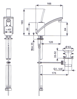 Visentin Ice Bathroom Taps
