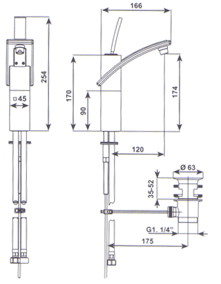 Visentin Ice Bathroom Taps