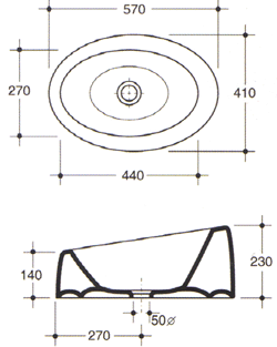 Master Ceramiche Volume Bathroom Basins