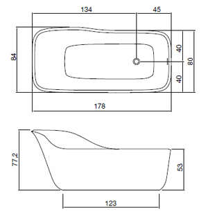 Antonio Lupi Wanda Bathtubs