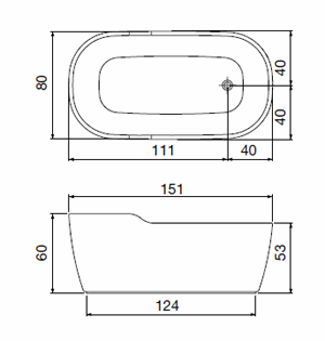 Antonio Lupi Funny West Bathtubs