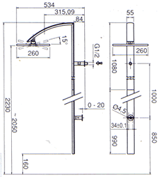 Zazzeri Moon Bathroom Showers