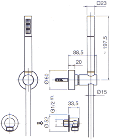 Zazzeri Moon Bathroom Showers