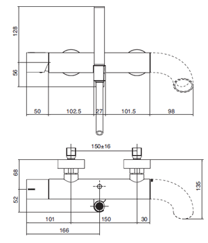 Zazzeri Pop Bathroom Shower Taps