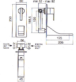 Zazzeri REM Bathroom Taps